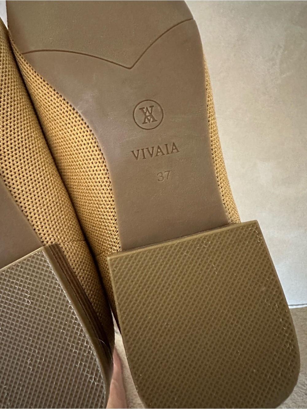 VIVAIA Minnie Pro Small Square Toe Heels Flats Women's size 37 US size 6 - Picture 4 of 11